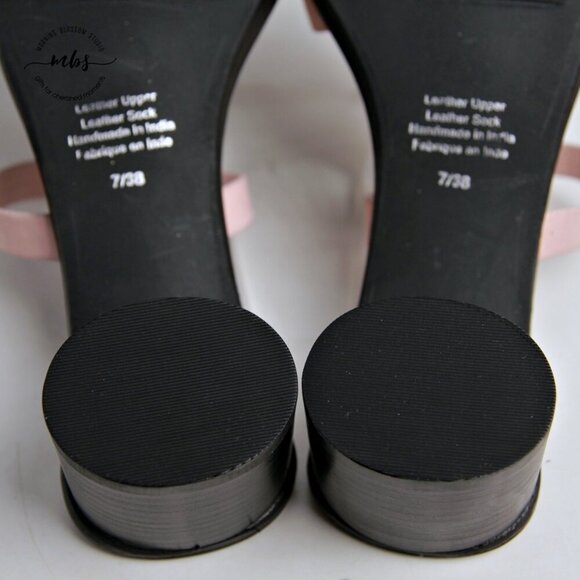 NWOT Jeffrey Campbell Roza Leather Slide Sandals - Picture 13 of 14